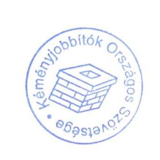 Kéményjobbítók Országos Szövetsége logója