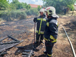 A tüzet a gödöllői tűzoltók oltották el