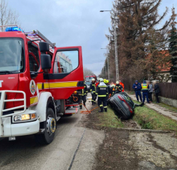 a baleset helyszíne