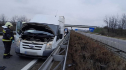 a baleset helyszínén