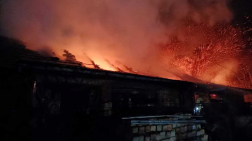 Teljes egészében égett a műhely