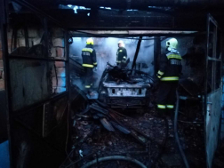 A tüzet a gödöllői tűzoltók oltották el