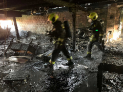 Kettőszáz négyzetméteren égett a tűz