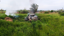 Teljesen kiégett az autó