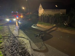 Baleset Vácrátóton