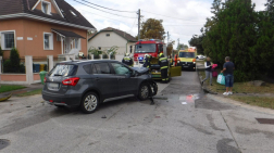 Három személygépkocsi ütközött össze Dunaharasztiban