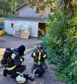 Egy közel száz négyzetméteres alapterületű raktárépület helyiségében keletkezett tűz Hernádon