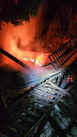 A tüzet a nagymarosi és a váci tűzoltók oltották el