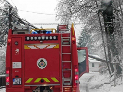 A tűzoltók átvizsgálták az épület romjait