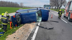 A dabasi tűzoltók végezték a műszaki mentési feladatokat.