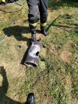 Lakókocsi égett Törökbálint határában