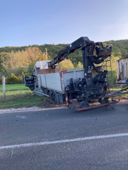Baleset a 10-es főúton