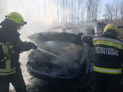 A tüzet a nagykátai és tápiószecsői tűzoltók oltották el