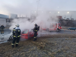 A tüzet a törökbálinti tűzoltók oltották el