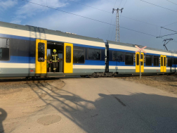 A tűzoltók átvizsgálták a szerelvényt