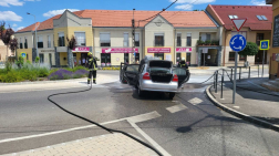 A tüzet a gödöllői tűzoltók oltották el