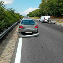 Baleset az M5-ös autópálya 33-as kilométerénél