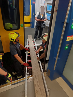 A tűzoltók biztosították a helyszínt