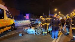 Öt gépjármű ütközött össze 