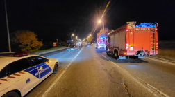 Az összetört autók forgalmi akadályt okoztak