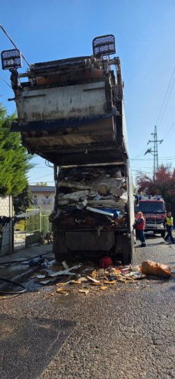  	Hulladék égett Diósdon