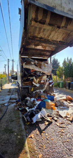 A tüzet a törökbálinti tűzoltók oltották el