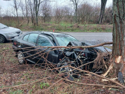 A gépkocsiban két ember utazott