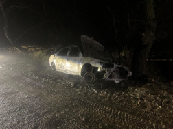 Az oltást követően a tűzoltók visszahűtötték a felmelegedett fém alkatrészeket