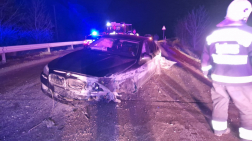 A tűzoltók biztosították a helyszínt