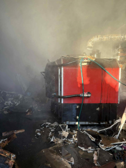 A tüzet a monori tűzoltók oltották el