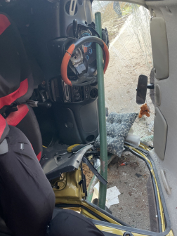 A váci tűzoltók végzeték a műszaki mentési feladatokat