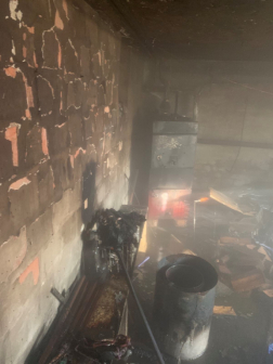 A tűzoltók átszellőztették a pincét