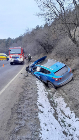 A műszaki mentés ideje alatt az érintett útszakaszt lezárták
