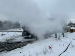 A tűzoltók biztosították a helyszínt