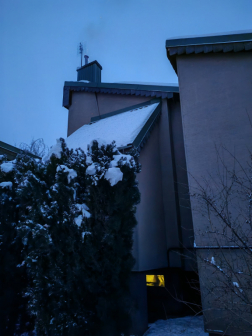 A tűz kitört a kürtőn is