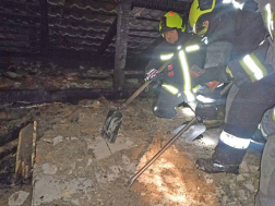 Kazánhelyiségben keletkezett a tűz