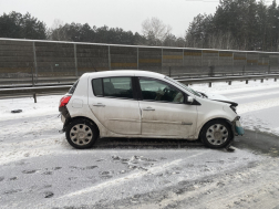A járműben egyedül a sofőr utazott