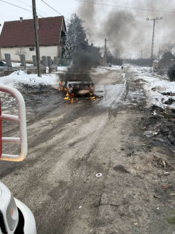 A tüzet a gödöllői tűzoltók oltották el