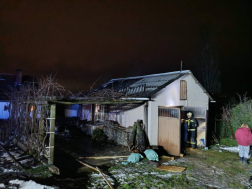 Teljes egészében égett a tároló