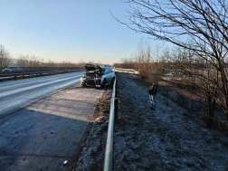 Baleset az M31-es autóúton