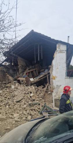 A tűzoltók biztosították a helyszínt