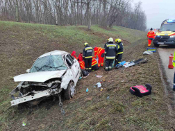 A dabasi tűzoltók végezték a műszaki mentési feladatokat.