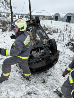 Baleset Monor közelében