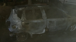 A tűzoltók átvizsgálták a járművet