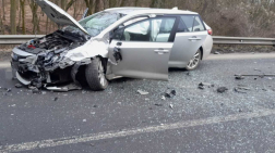 Baleset a 2-es főúton