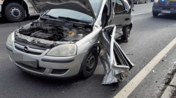 Baleset a 2-es főúton