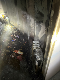 Öltöző égett Alsónémediben