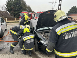 Baleset Veresegyházán