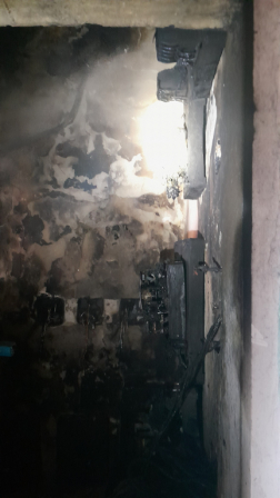 A tűzoltók átszellőztették az épületet