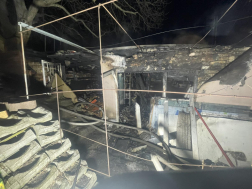 Teljes egészében égett a kazánház